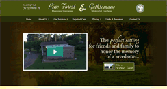 Desktop Screenshot of pineforestmemorial.com